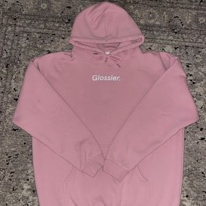 Pink Glossier hoodie